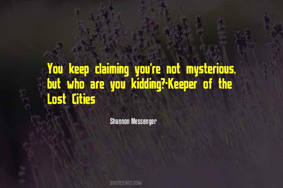Lost Cities Quotes #960268