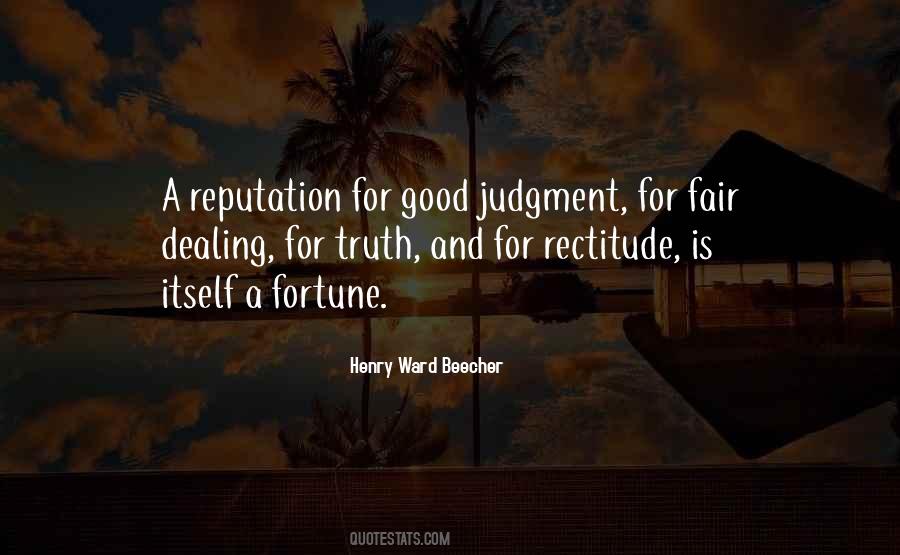 Quotes About Good Judgment #1121985