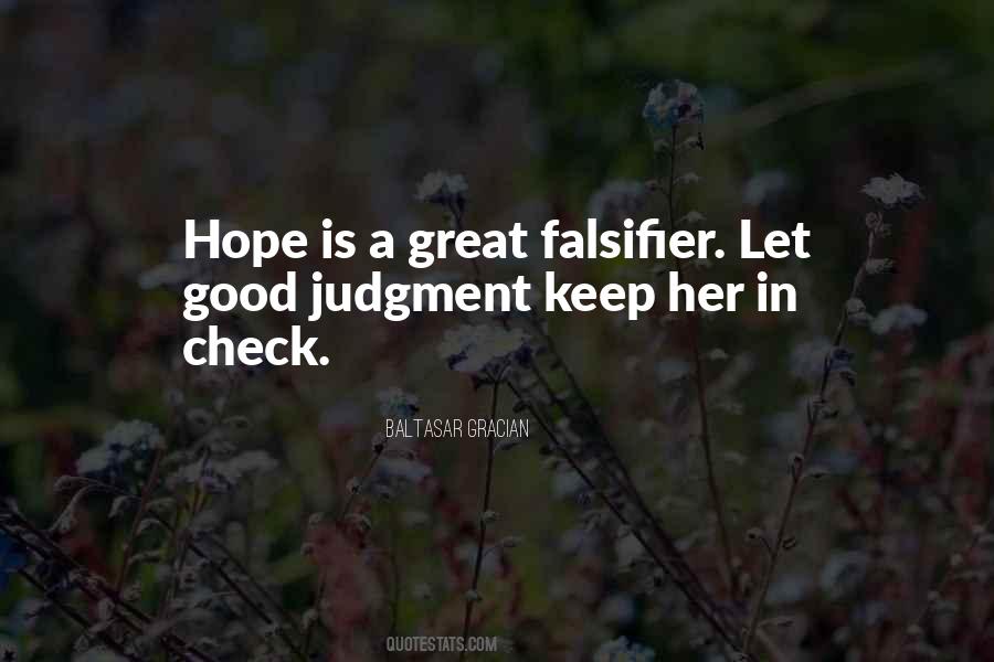 Quotes About Good Judgment #1452323