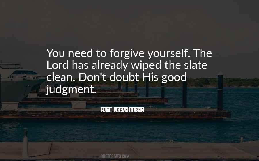 Quotes About Good Judgment #1583879