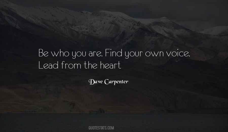 Quotes About From The Heart #1148669
