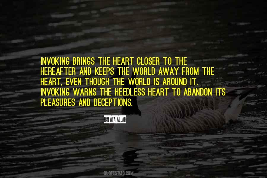Quotes About From The Heart #1346300