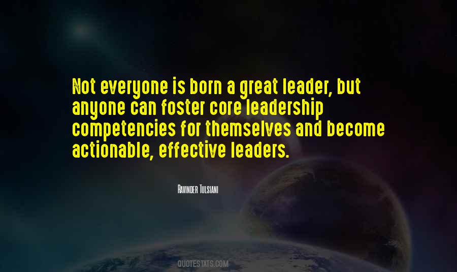 Quotes About Born Leaders #189531