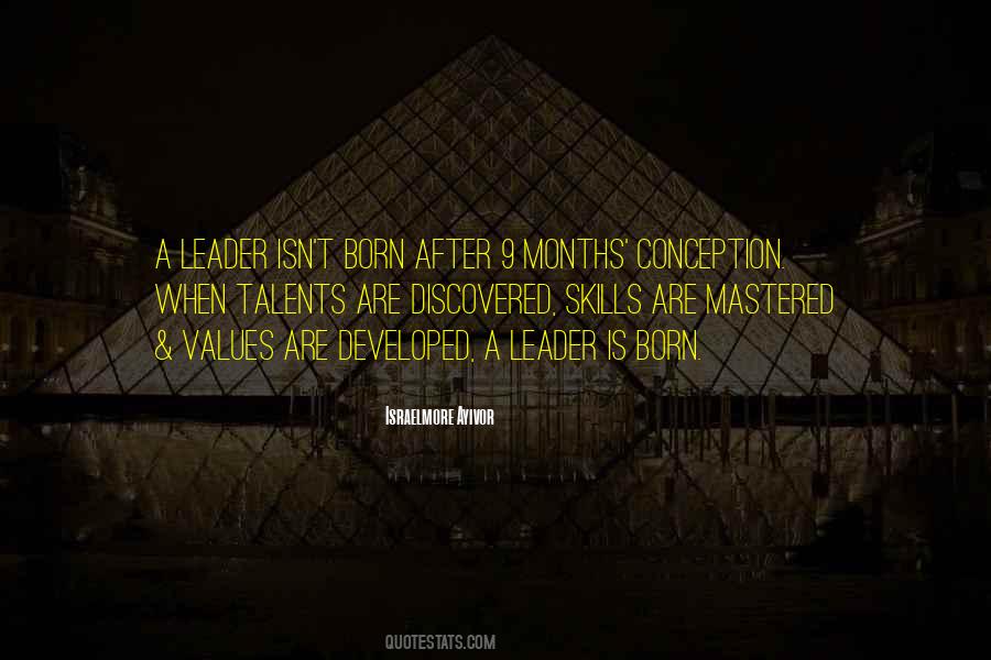 Quotes About Born Leaders #802653