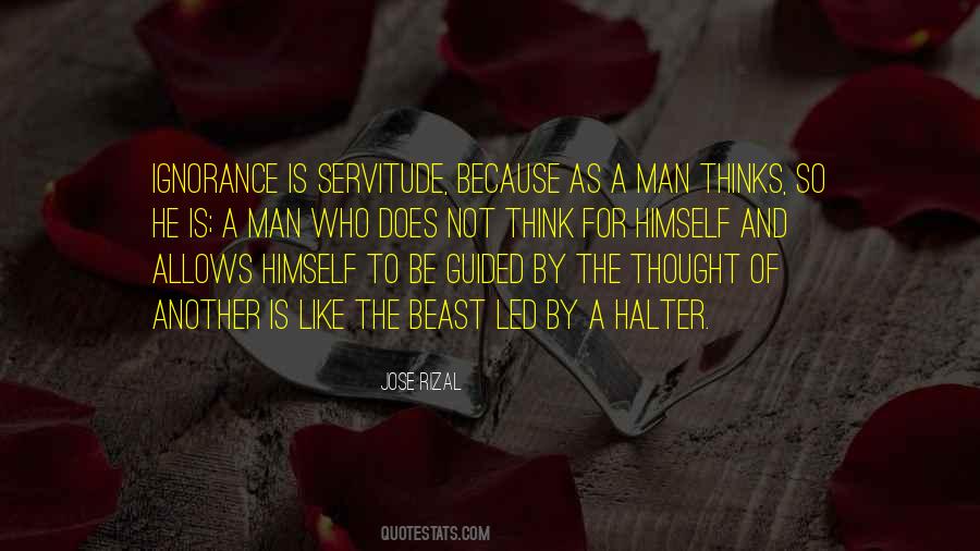 As A Man Thinks Quotes #1749676