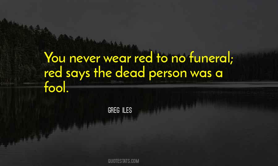 Dead Red Quotes #594067