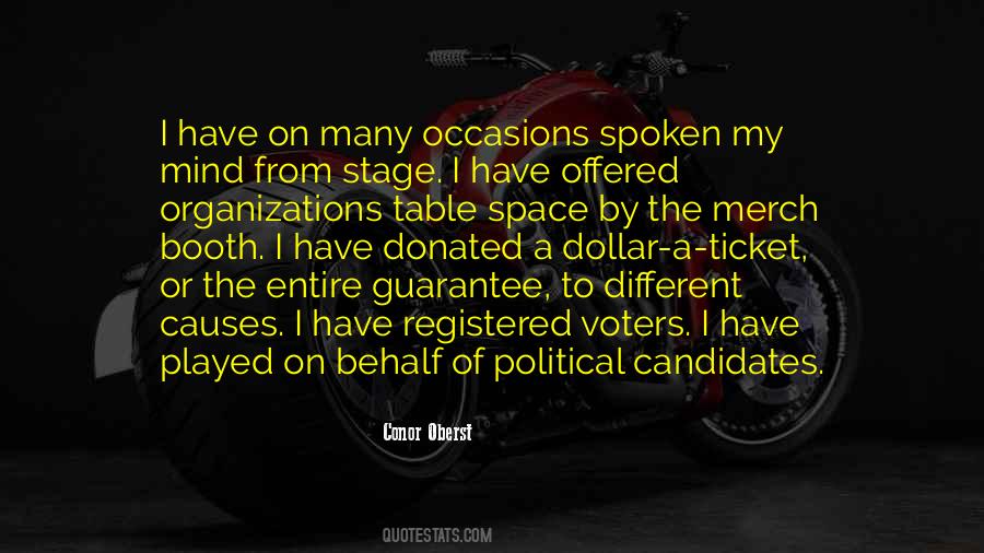 Quotes About Political Candidates #1260329