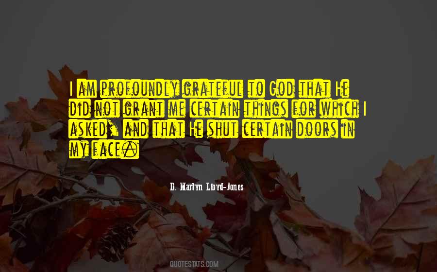 Quotes About Grateful To God #1541468