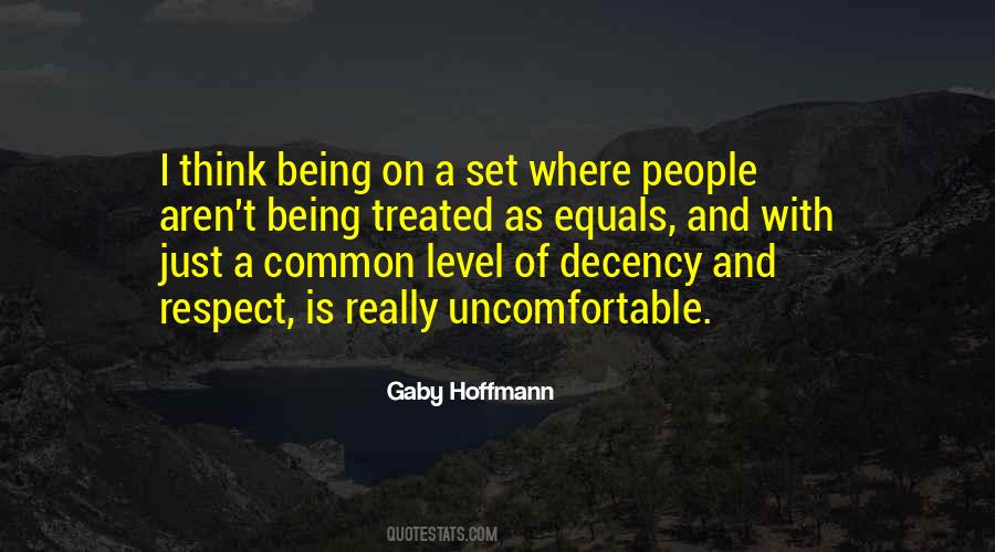 Quotes About Common Decency #128247