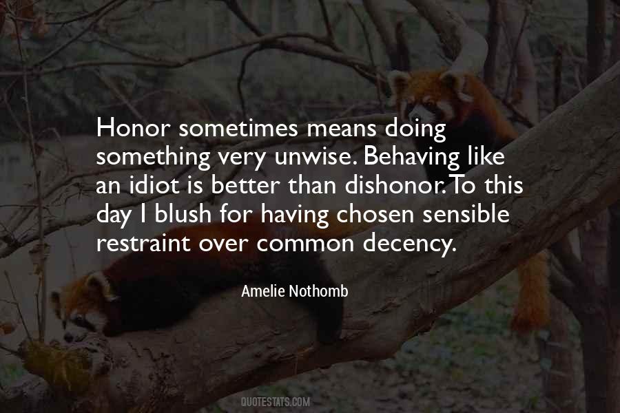 Quotes About Common Decency #253490