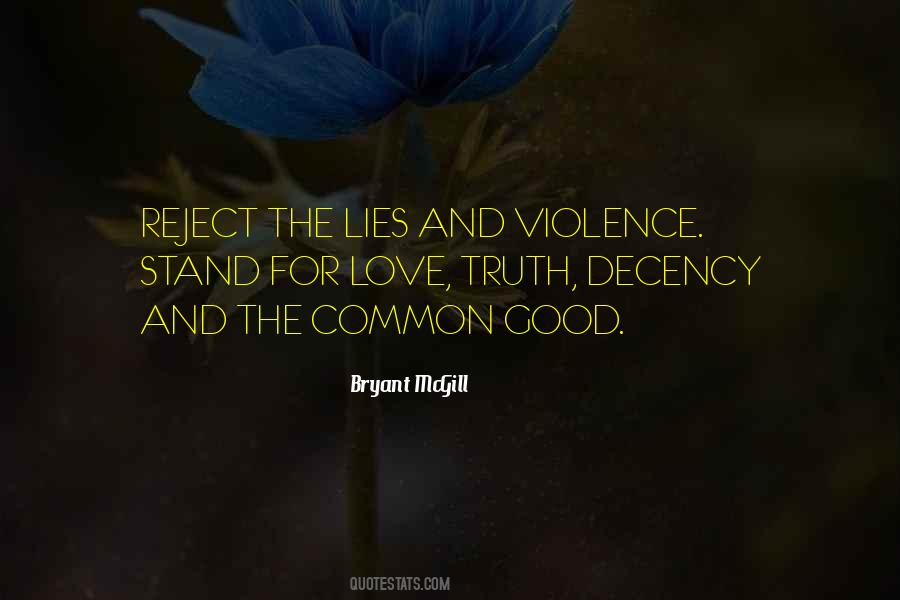 Quotes About Common Decency #613263