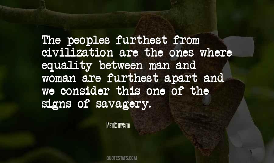 Quotes About Savagery #662651