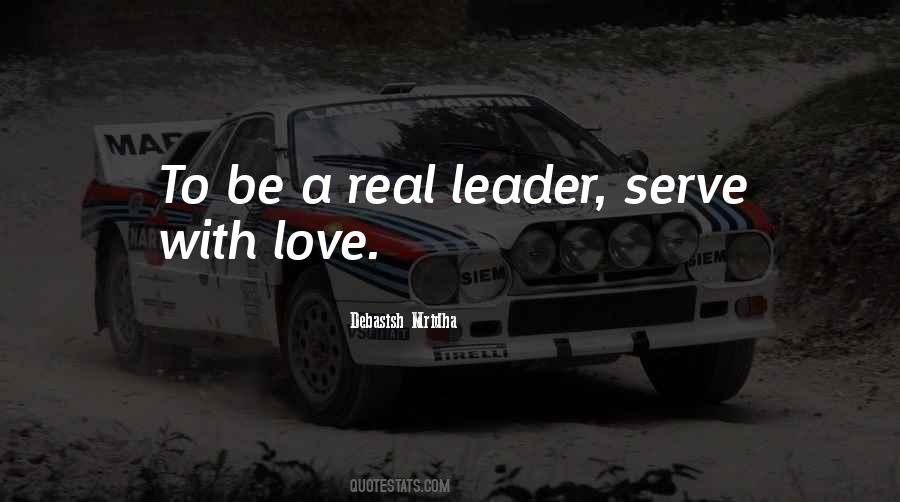 Real Leadership Quotes #1104282