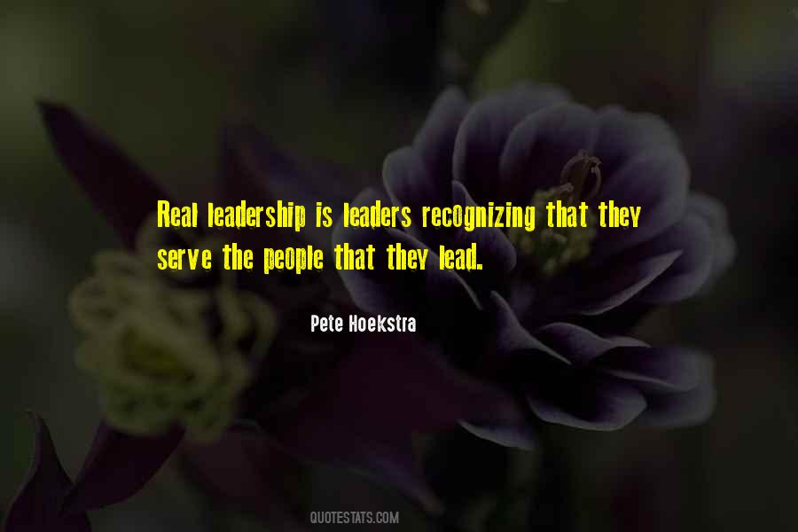 Real Leadership Quotes #1634725
