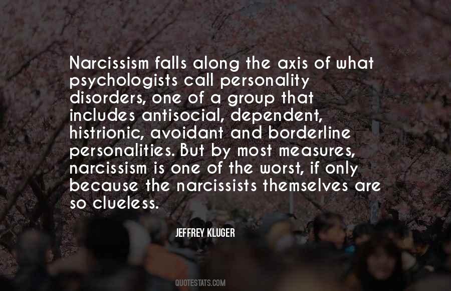 Quotes About Narcissism #1648822