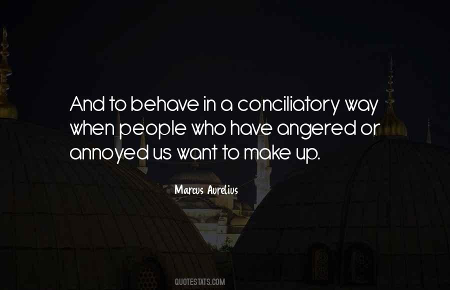 Quotes About Conciliatory #137836