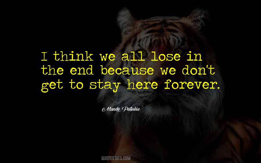 Forever Ends Quotes #336933