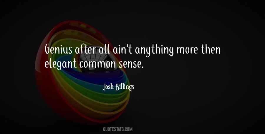 Quotes About Common Sense #1737604