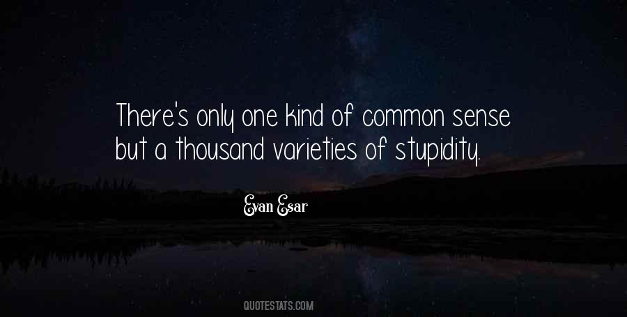 Quotes About Common Sense #1875288