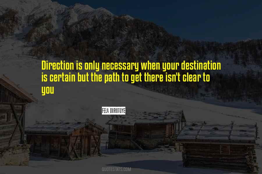 Quotes About Clear Direction #1504912