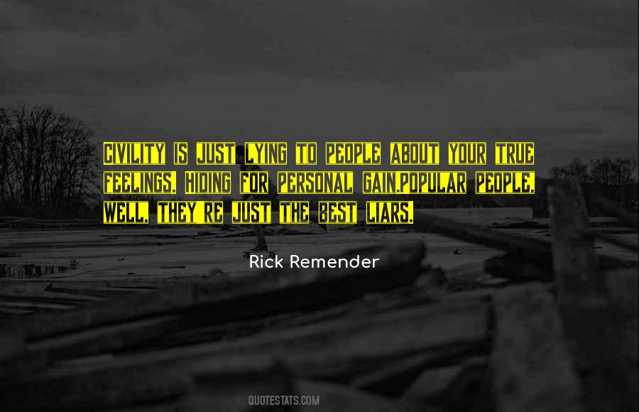 Quotes About Hiding Your True Self #984483