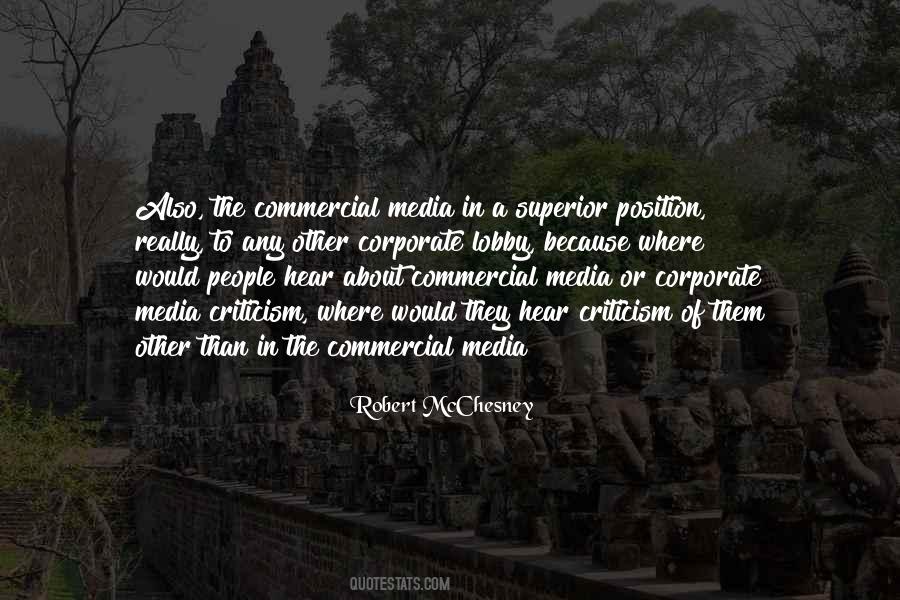 Quotes About Commercial Media #1776460