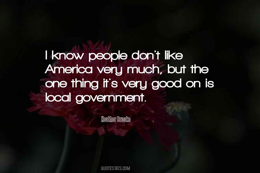 Quotes About Local Government #1692590
