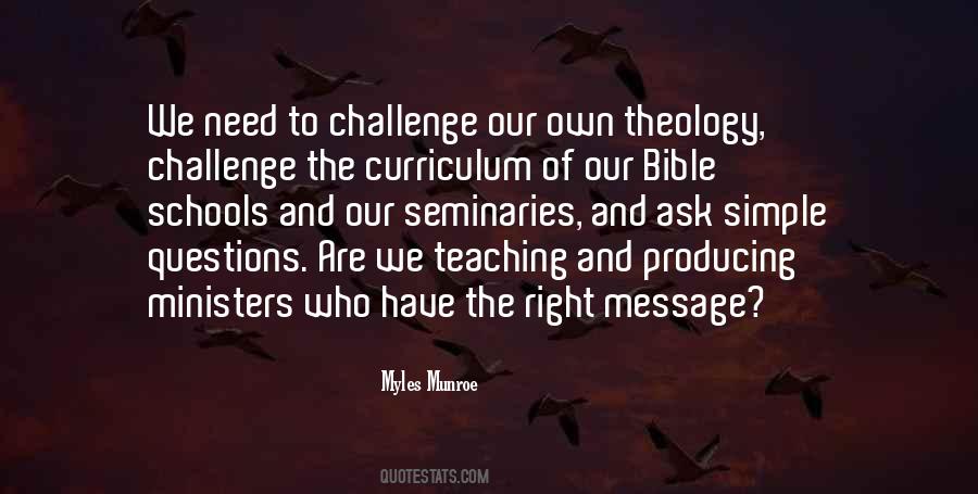 Quotes About Bible School #1269433