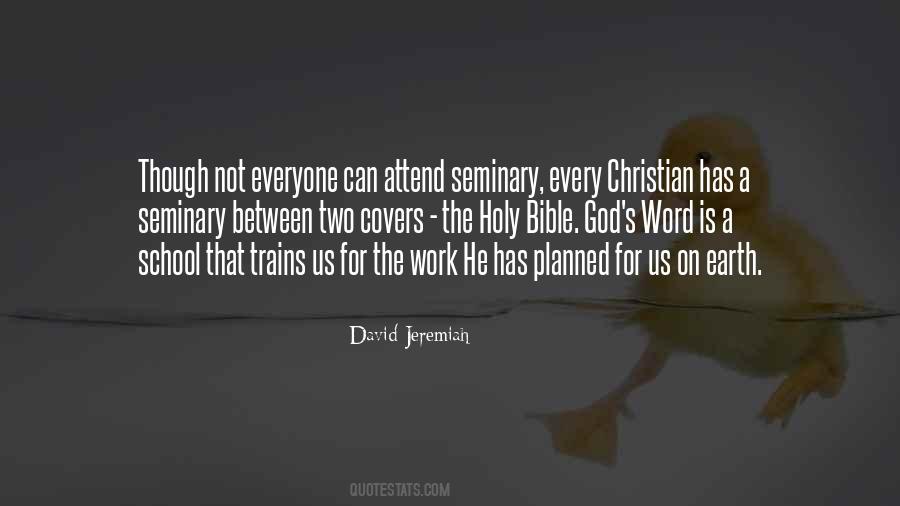 Quotes About Bible School #756115