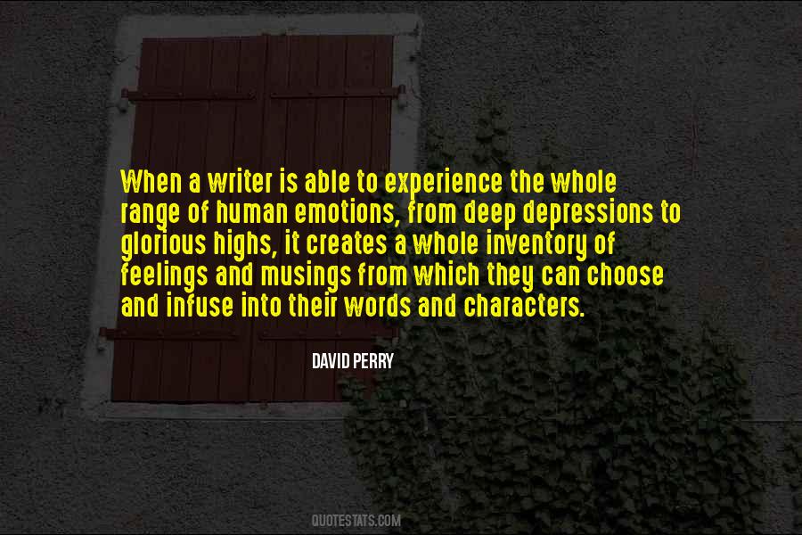 Quotes About Writing And Feelings #157464