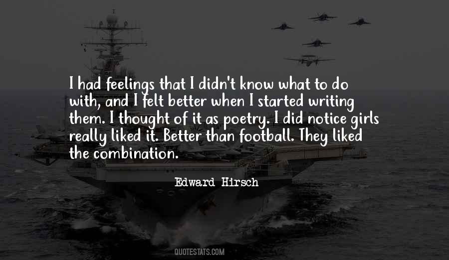 Quotes About Writing And Feelings #32959