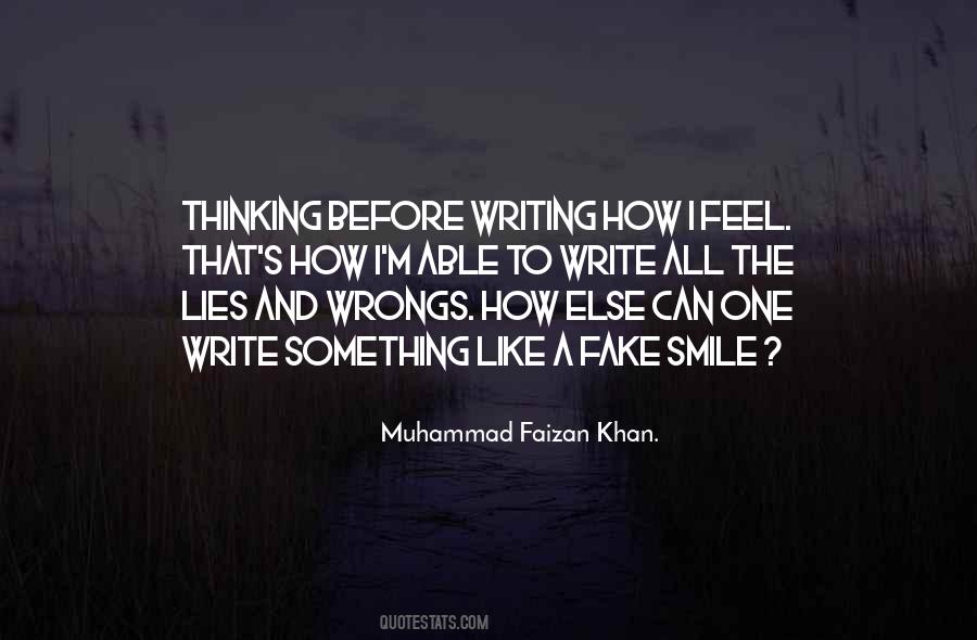 Quotes About Writing And Feelings #494973
