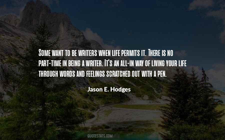 Quotes About Writing And Feelings #695281