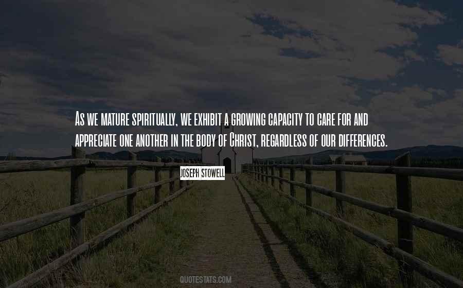 Quotes About Growing Spiritually #1752717