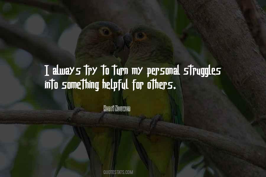 Others Struggles Quotes #1175442