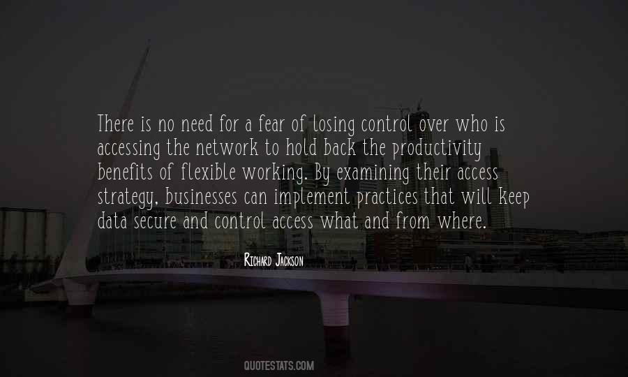 Quotes About Fear Of Losing Control #1235597