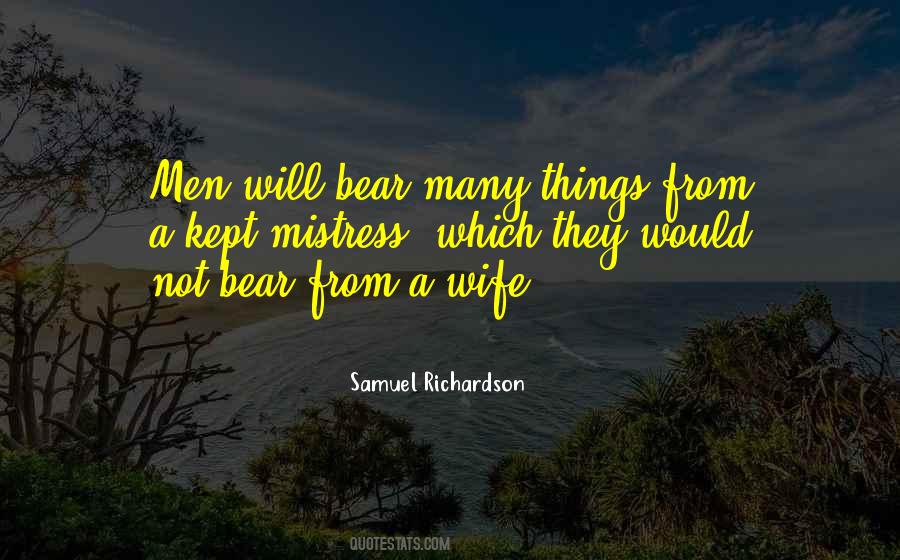 Quotes About Mistress #1201011