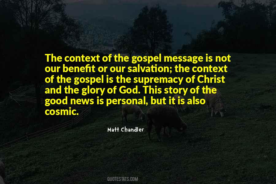 Quotes About The Gospel Of Christ #333021