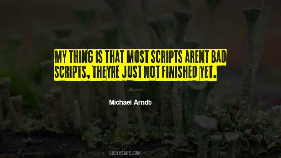 Quotes About Scripts #1195338