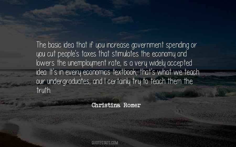 Quotes About Government Spending #1086272