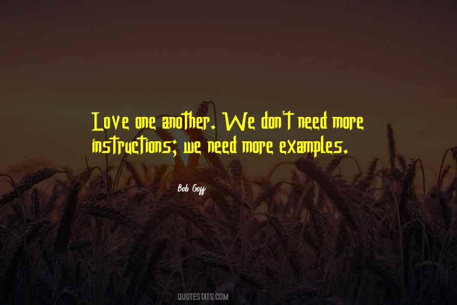 Quotes About Examples Of Love #189131