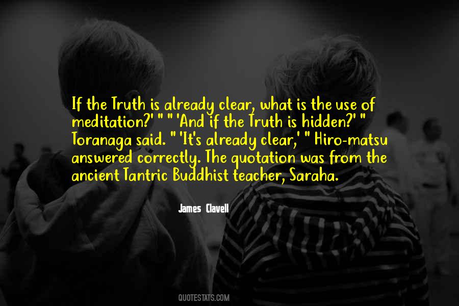 Quotes About The Hidden Truth #1579040