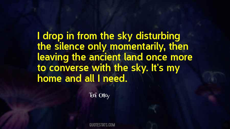 Quotes About Sky And Land #1068820