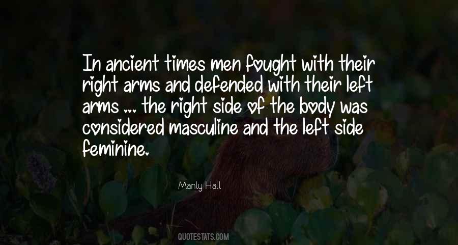Manly Men Quotes #1014202