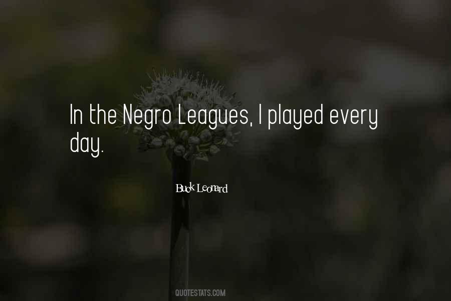 Negro Leagues Quotes #266760