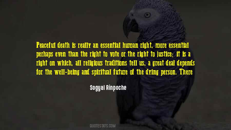 Quotes About Peaceful Death #910217