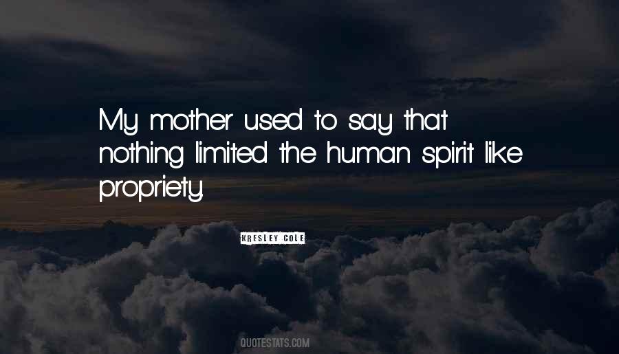 Quotes About Human Spirit #1248433