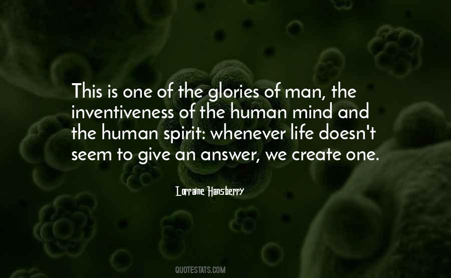 Quotes About Human Spirit #1388069