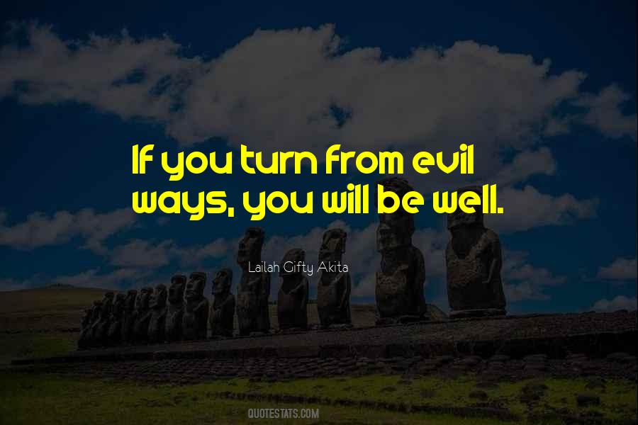 Quotes About Evil Deeds #397871