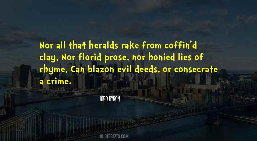 Quotes About Evil Deeds #88981